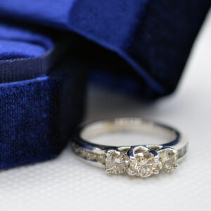 Three Diamond Engagement