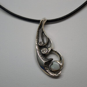 Diamond & Opal Drop